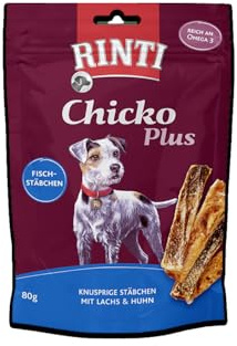 RINTI Chicko Plus Fischstäbchen mit Lachs&Huhn 1x80g