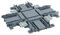 LEGO® City Schienenkreuzung Gleiskreuzung – Erweiterungsset für LEGO® City Eisenbahn Schienen | Original LEGO® Zubehör für Bahnhof & Zug – Flexibel und Einfach zu Verbinden