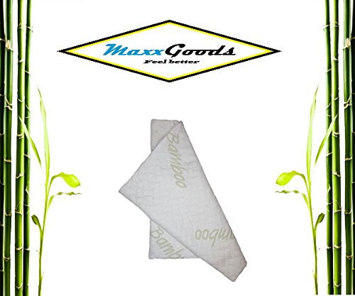 MaxxGoods Bambus - Kissenbezug - hautfreundlich und antiallergisch, 40 x 80 cm