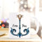 ilka parey wandtattoo-welt® Tasse Becher Kaffeetasse Kaffeebecher Maritim mit Anker Jugendstil und Wunschnamen ts436