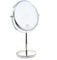 TUKA Standspiegel 10 fach Vergrößerung, 8 inch Kosmetikspiegel 360° drehbar. Verchromten Schminkspiegel Rasierspiegel Tischspiegel Badzimmerspiegel, Doppelseitig: Normal+ 10x Vergrößerung, TKD3108-10x