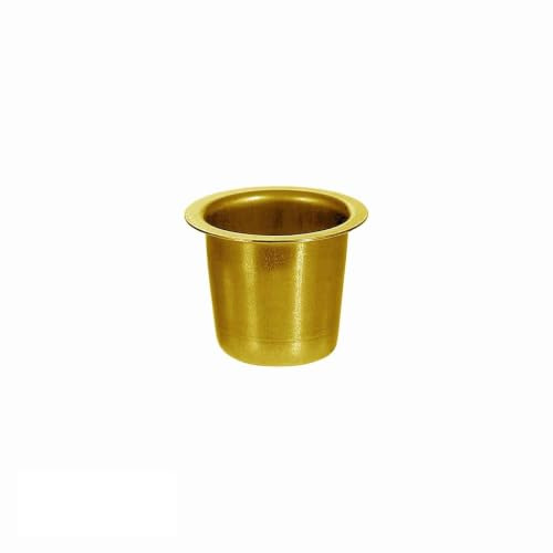 Kerzenhalter konisch Echt-Messing 22mm - Tülle für Spitzkerzen, Größe:Tülle 30er Set