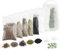War World Gaming Eisiger Winter Basing Kit - Modellbau Gelände Tabletop Spiele Figuren Landschaftsbau Diorama Miniaturen Figuren Landschaft Geländebau