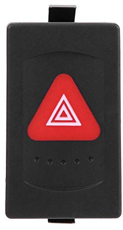 Interruptor de peligro, interruptor de advertencia de peligro del automóvil Flash de emergencia del automóvil Interruptor de luz de advertencia de peligro 3B0 953 235 D reemplazo para 98 05