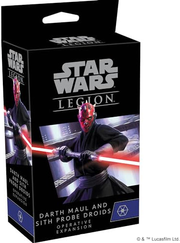 Atomic Mass Games, Star Wars Legion: Separatist Alliance Expansions: Darth Maul and Sith Probe Droids Operative, Unit Expansion, Miniatures Game, Ages 14+, 2 Players, 90 Minutes Playing Time