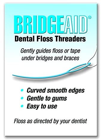 BridgeAid - Filettatrici dentali per filo interdentale, confezione da 50