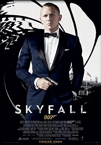 James Bond – Skyfall One Sheet – Schwarz – Art Print – 30 x 40 cm – AFFICHE / POSTER gerollt