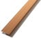 Dalsys 100cm Profilé de transition aluminium anodisé, rail sol carrelage, parquet hêtre
