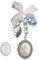 aoixbcuroc Hochzeitsstrauß Charm Spitze oval Brautstrauß Engel Charm Gedenkfoto Charm You Are Always on My Heart Charm Fotorahmenhalter