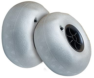 Extreme Max 3006.8425 Balloon Sand Tires for Kayak Dolly, Canoe Dolly, Beach Cart, Wagon - 10 Diameter, Set of 2