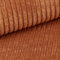 novely® PORTO - Polsterstoff in Breitcord-Optik - Ultraweicher Möbelstoff - Pflegeleichte Meterware 1 lfm Farbe: 40 Orange