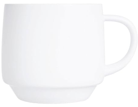Arcoroc Set de 6 Tazas Zenix Intensity Baril de Opal 25cl | Beige, Opal, forma con asa, acabado brillo, 25cl