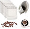 Lot de 50 filtres à café jetables - Sac de Filtre Café Portable, Filtres à Café avec oreilles suspendues, filtres à café à suspendre pour le camping, l'extérieur, les voyages, la maison, le bureau