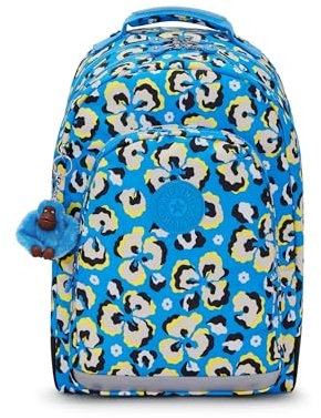 Kipling Class Room Rucksäcke, 29x24x43, Leopard Floral (BLAU)
