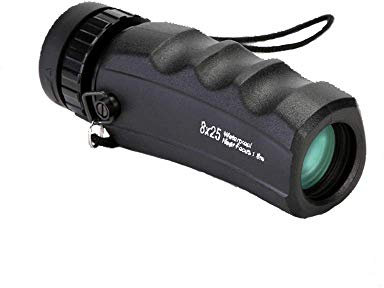 8X25 Monokular-Teleskop, tragbares BAK4-Prisma, FMC-Objektiv, kompaktes Monokular-Teleskop mit Nachtsicht, wasserdichtes Monokular für Vogelbeobachtung, Sport, Reisen, Wa