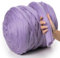 MeriWoolArt® 100% XXL Merino Wolle Garn 4-5 cm Dicke Wolle Garn, Filzwolle Trockenfilzen Nassfilzen, DIY Klobiges Wolle Garn Decke, Decke Baby Wolle, Arm Stricken Decke Garn Lavendel, 500g