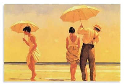 Jack Vettriano Wandkunst, Kunstdrucke und Leinwandkunst, dekorativer moderner Druck, Bildkunstwerke, 50 x 75 cm