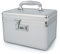 Medication Lock Box with Combination, Lockable Storage, Security Medical Organizer, Multipurpose Lock Box for Home and Outdoor (Silver, Small)