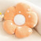 Champracer Blumenkissen, Gepolsterte Welle Punkt Blumenkissen, Nordisch Classic Polka Dot Gefüllte Blumen Stuhl Kissen, Dekokissen für Zuhause Schlafzimmer Sofa (Orange,45 cm)