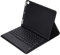 Rankomu Funda de teclado para tablet iOS, teclado redondo de 10 pulgadas, teclado inalámbrico táctil con funda de silicona para iPad Air 10.5 y Pro 10.5, color negro
