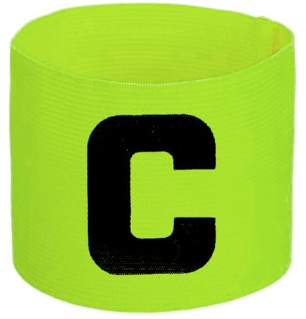 LICQIC Captains Armband, Elastic Sports Arm Band, 1 Pcs Design B, Green