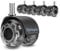 Sytopia Bürostuhl Rollen, 5er Set Rollen für Bürostühle, 11x22mm Hartbodenrollen für Bürostuhl Stuhlrollen Ersetzen Bodenschutzmatte, Leise und Weiche Gummirollen (Nicht für 1KEA 10mm), Grau