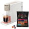 Tchibo Qbo ICONIC Pantone™ Premium Kapselmaschine inkl. 30 recyclebare Qbo Kapseln für Espresso, Caffè und Caffè Grande, kompaktes, innovatives Design, Muted Clay