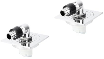 NUOBESTY Lot De 2 Couvercles De Siphon De Sol Pour Anti-Débordement Filtre D'Évier Connecteur De Siphon De Sol Joint De Siphon De Sol Pour Machine À Laver Plastique Et Cuivre