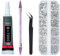EARLMONI 2800PCS Rhinestones with 15ml B-7000 Rhinestone Glue, Pick Up Tweezers, Rhinestone Picker Pen, 6 Sizes Silver AB Crystal Nail Gems for DIY Crafts Clothing Tumblers Shoes Fabric Nail Art