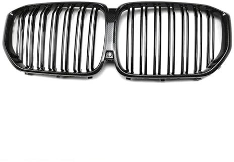 FZCSIMR Grill Kühlergrill Sportgrill Ersatz Für X5 X6 G05 2019–2022(Carbon gedruckt)