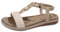 RUITOTP Sandales Compensées Femme Été Chaussures AntidéRapantes Respirantes et Nu-Pieds BohêMe Bout Ouvert Avec Talon Plateforme Comfy Semi Trailer Sandales