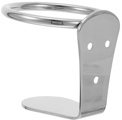 Edelstahl Wand Getränkehalter 79mm Ringförmig für Boot und Rv | Silber, Korrosionsbeständig und Leicht Montierbar, für Flaschen und Becher in Kleinen Kabinen