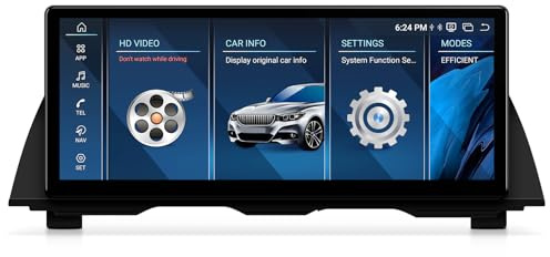 XTRONS Android Autoradio Snapdragon 662 Octa Core 8+128GB für BMW 5er F10/F11 NBT-System 12,3'' 2K vollständig laminierter Bildschirm Integriertes 4G LTE Car Play WLAN Bluetooth GPS Optional DAB OBD
