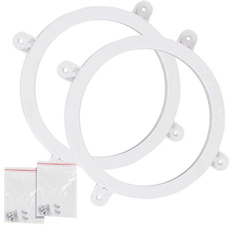Cornhole Lights – 19 x 19 cm großes LED-Ring-Set | 270 g ABS, helle, wasserdichte LED-Cornhole-Board- 3 (V) für Garten, Hinterhof, Outdoor-Spaß, Nachtspiel, verbessern Sie Ihr Spiel
