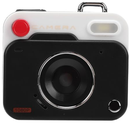 YUEHISY Fotocamera Digitale 1080P, Fotocamera Punta e Scatta in Stile Retro da 48MP, Schermo LCD da 1,77, Registrazione in Loop Automatica, 6 Filtri — Per Principianti, Bambini e (BLACK)