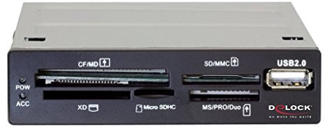 DeLock MultiPanel 3,5Z USB2.0 43in1 5xSlot+USB