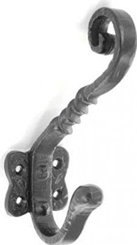 SEC Antq HAT+Coat Hook BLK S3344