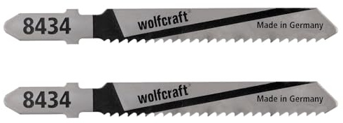Wolfcraft 2 Stichsägeblätter T-Schaft HSS 53 mm, 8434000