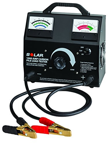 Clore Automotive Solar 1876 1000 Amp Carbon Pile Battery Load Tester, One Size, Factory