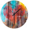 Wandkings Wanduhr mit farbenfrohen Motiven - Wähle ein Motiv - Grafitti Herz