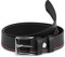 Ladeheid Kinder Gürtel Ledergürtel Mode Accessoire für Kinder Jungen Gürtel mit Schnalle 2,5 cm Breit K1D5 (Schwarz/Rot/Weiß, 65 cm (Gesamtlänge 84 cm))