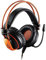 Canyon SGHS5 gaming PC headset stereo black/orange earcup headphones with microphone soft