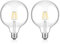 ledscom.de 2 Stück E27 LED Leuchtmittel, G125, warmweiß (2700 K), 7,5 W, 838lm