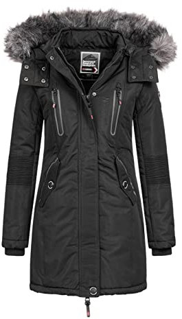 Geographical Norway - Parka Femme Coraly Noir-Taille - XL/4