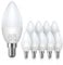 Fulighture E14 LED Kerze Lampe, LED Leuchtmittel in Kerzenform mit E14-Sockel, 350 Lumen 6000K Kaltweiß 3.5W Ersetzt 40W Nicht Dimmbar, 10 Stück