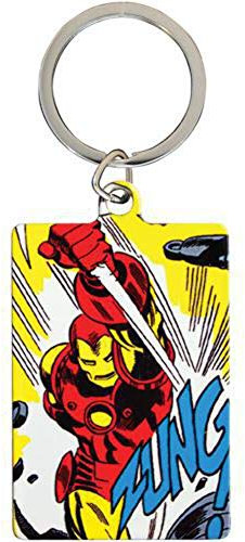 TFS Marvel Comics Iron Man Metal Keyring 60mm x 40mm