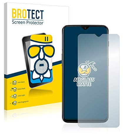 brotect Protection Écran Verre pour OnePlus 6T | Mat Protection d'écran Made in Germany Anti-Reflet Film Protecteur Vitre 9H Anti-traces de Doigts