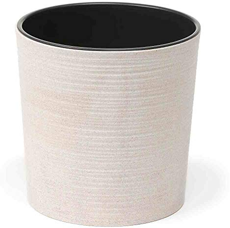 Siena Garden Pflanzgefäß ECO Lens weiß Ø 25x25,5 cm