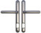 Ultion Sweet Door Handle 211mm (Long Fixings) - Matching Door Furniture Available (Satin Nickel)