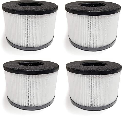 Nispira True HEPA Filtro de repuesto para Purificador de aire Himox Modelo AP01 H01. 4 paquetes
